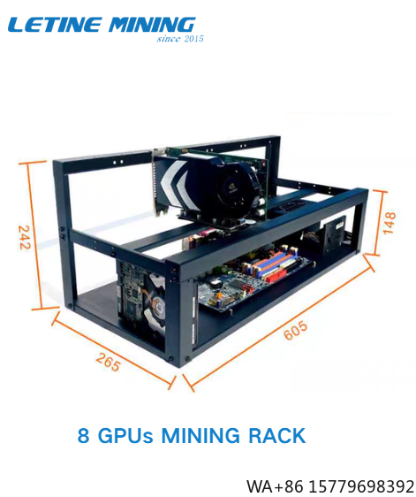 Gpu Mining Rig Frame 8 Gpu - CMP 170HX Rack per Mining Open