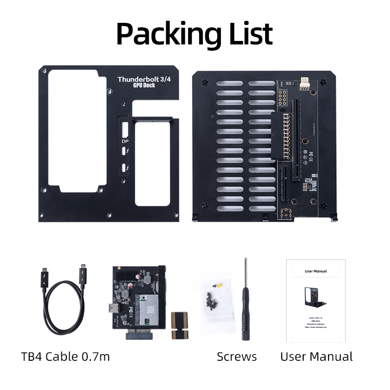 Dock GPU esterno EGPU Thunderb - Gpu External Dock Egpu Thunderbolt 4 recensione e prezzo