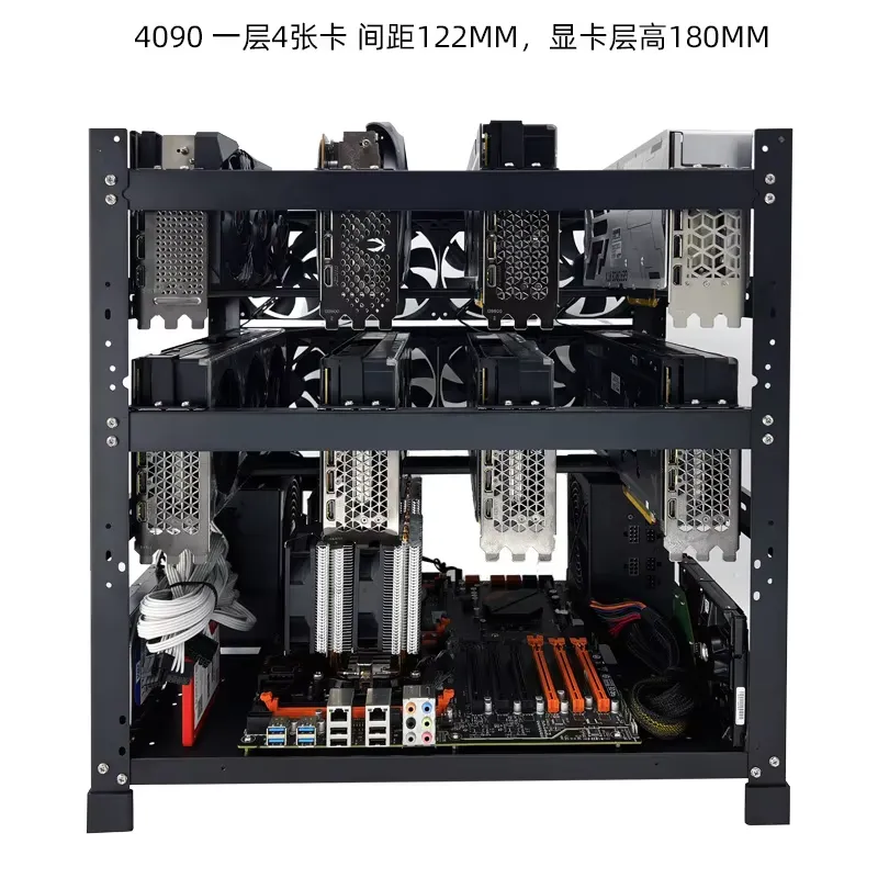 Telaio per schede grafiche ape - Gpu Mining Rig Frame 8 Gpu recensione e prezzo