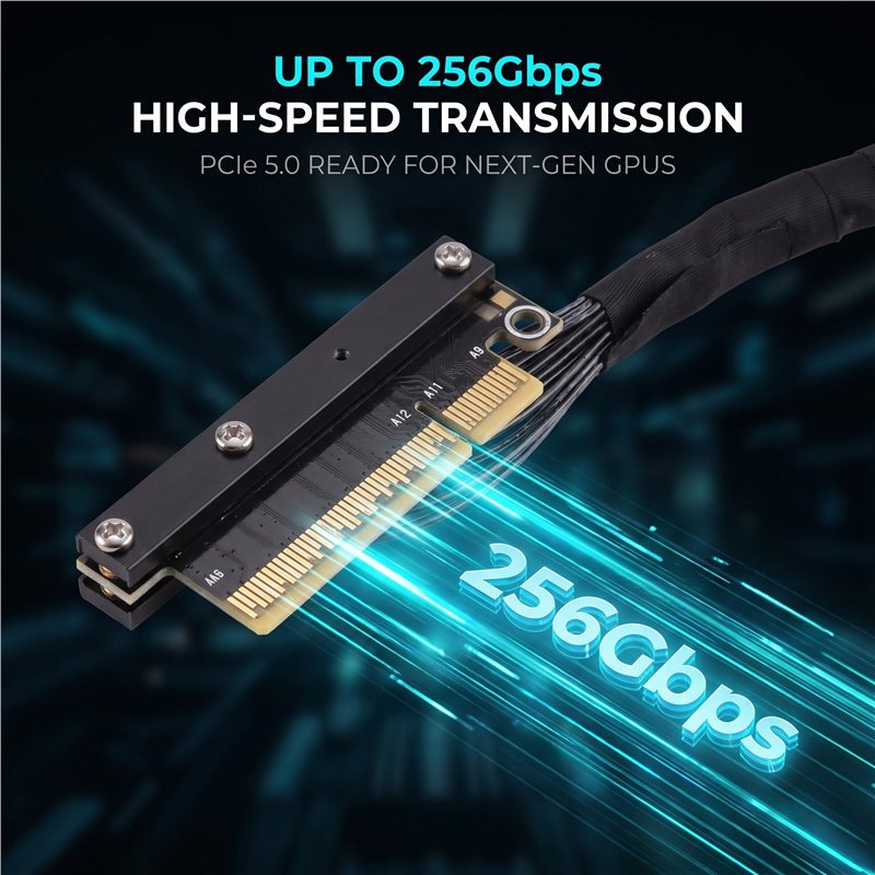 Cavo di estensione GPU a doppi - Pcie 5.0 Gpu Riser Cable recensione e prezzo