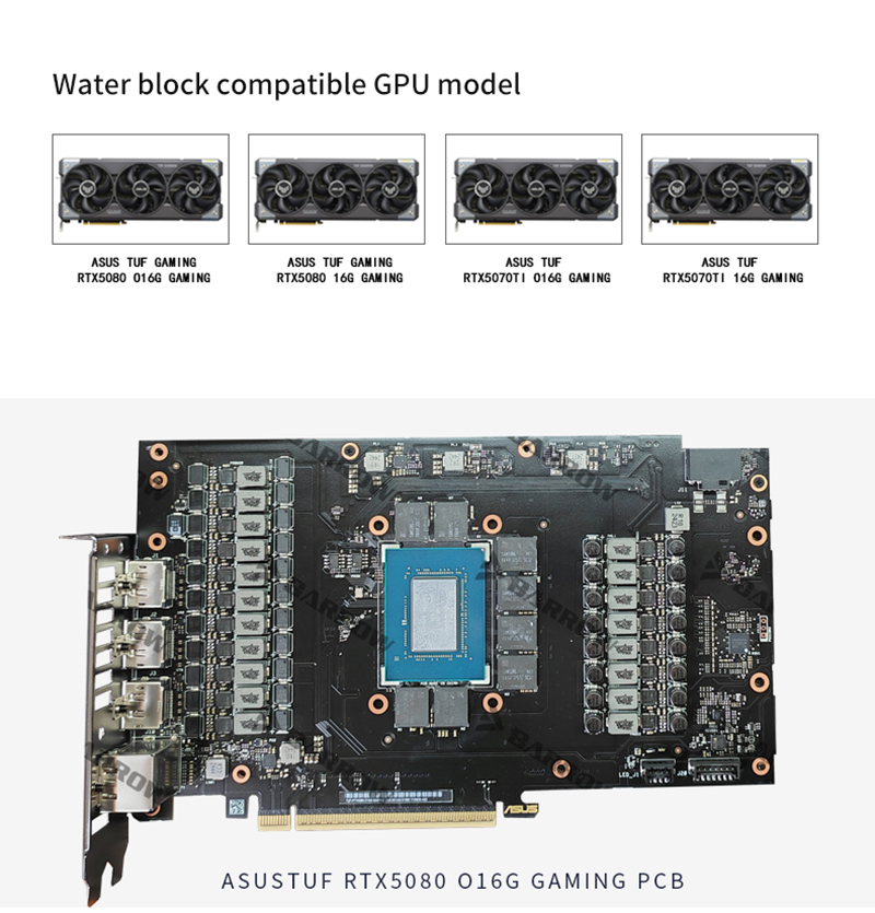 Blocco GPU Barrow per Scheda G - Rtx 4090 Water Block recensione e prezzo