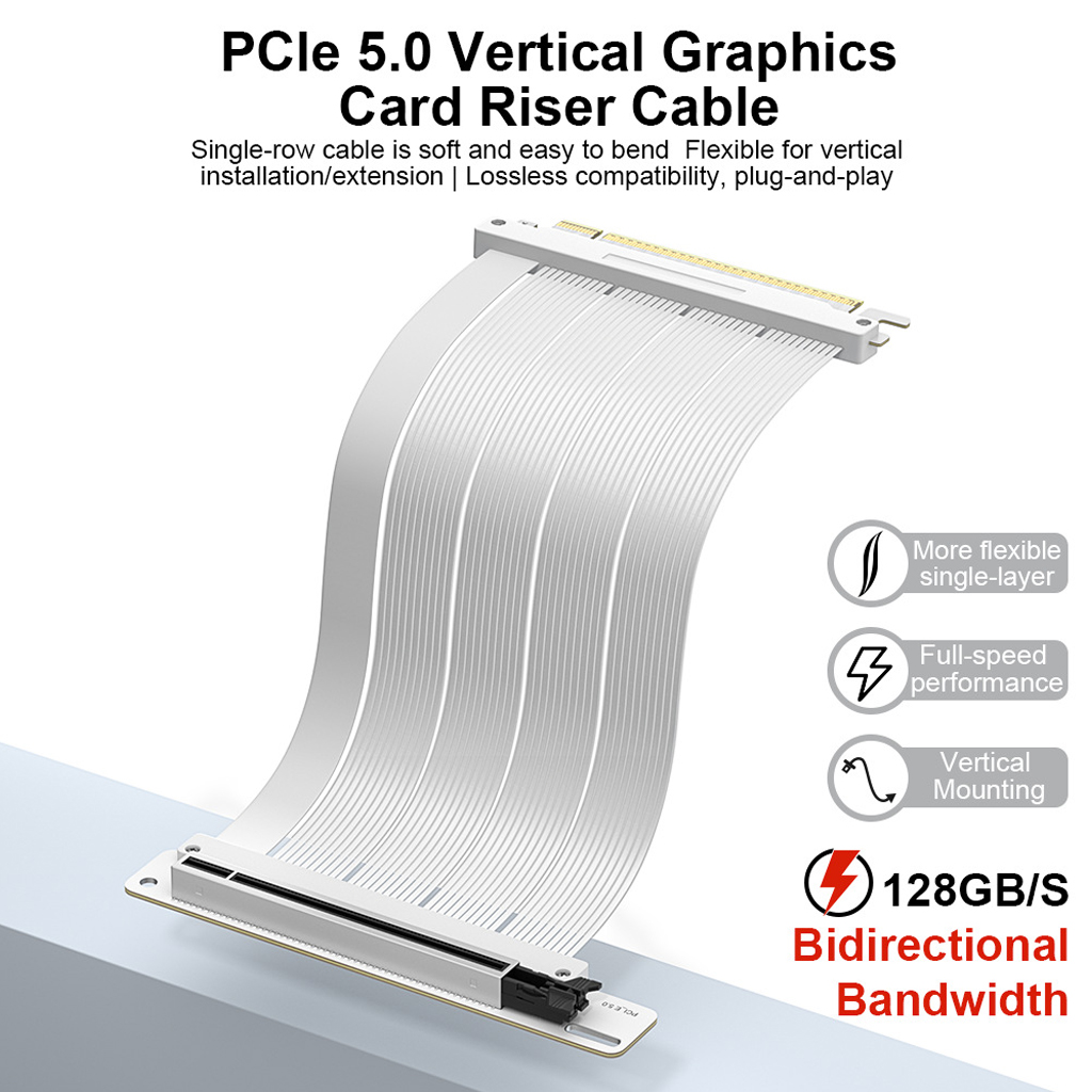 Cavo Riser GPU PCI‑E 5.0 X16 1 - Pcie 5.0 Gpu Riser Cable recensione e prezzo