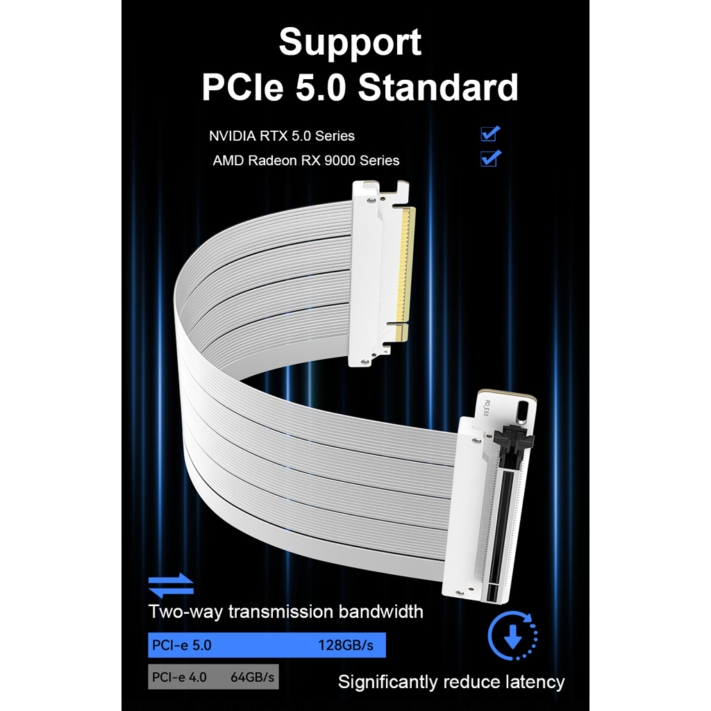 Cavo Riser GPU PCI‑E 5.0 X16 1 - Pcie 5.0 Gpu Riser Cable recensione e prezzo